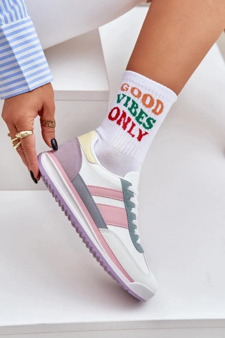 Buty Sportowe Sneakersy Damskie Multikolor Galabis