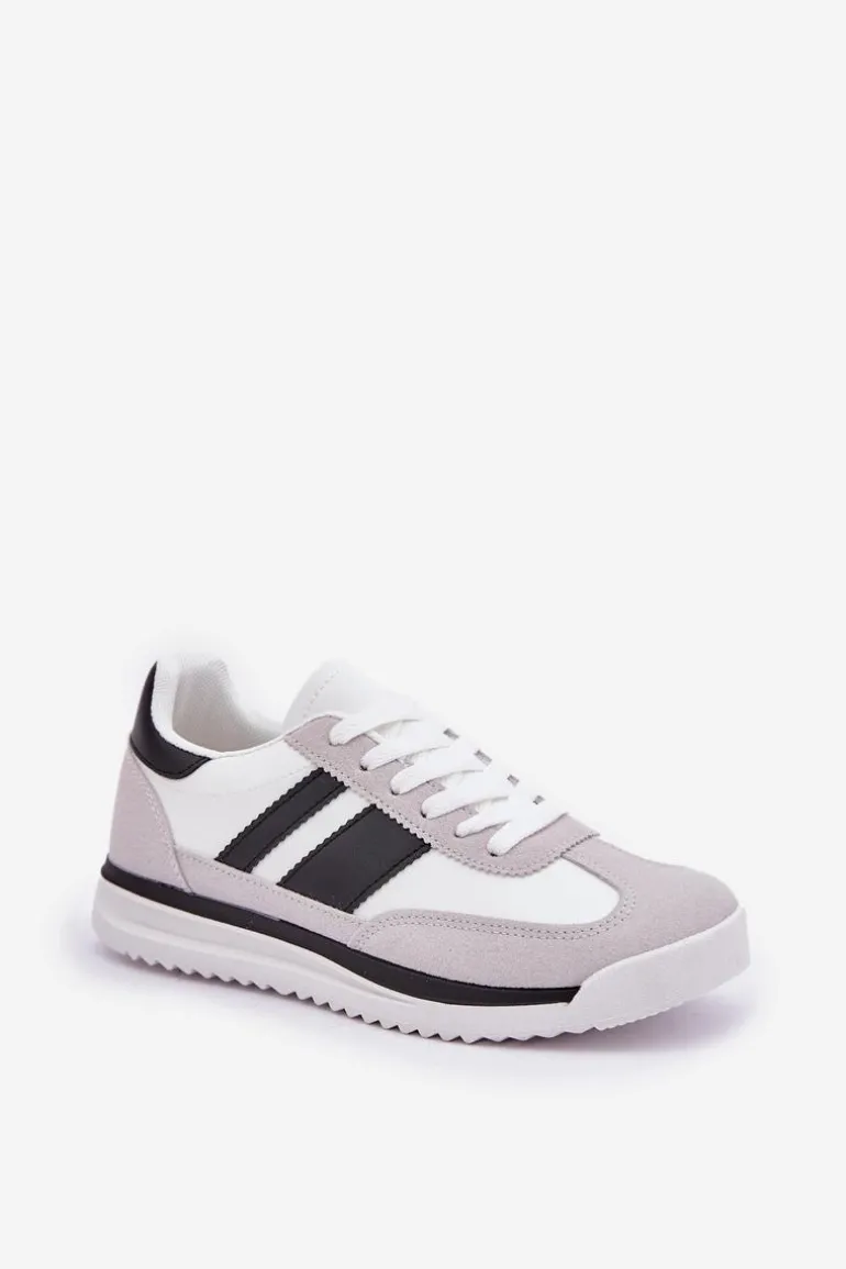 Buty Sportowe Sneakersy Damskie Białe Galabis