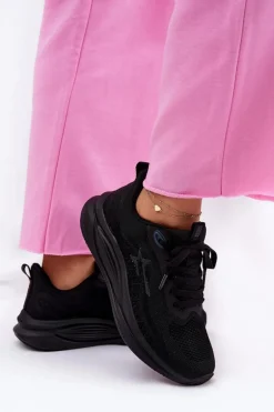 Buty Sportowe Sneakersy Damskie Big Star RR274A144 HI-POLY SYSTEM Czarne