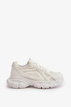 Buty Sportowe Sneakersy Damskie Białe Timoci