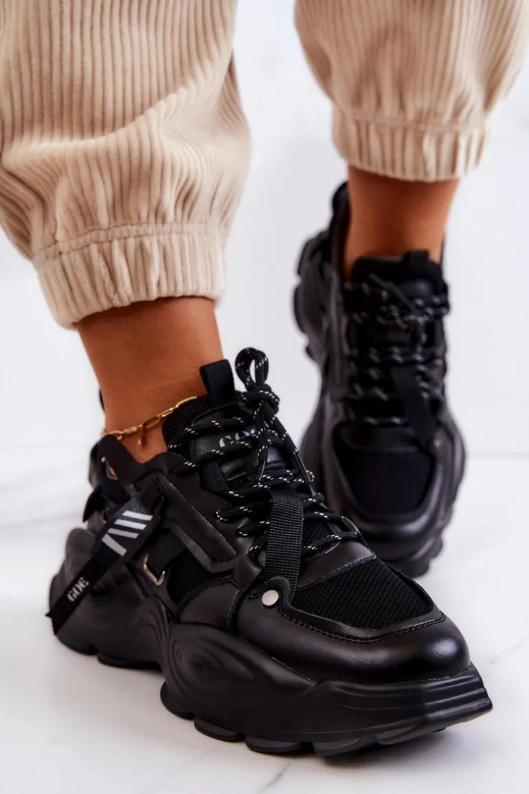 Buty Sportowe Sneakersy GOE JJ2N4083 Czarne