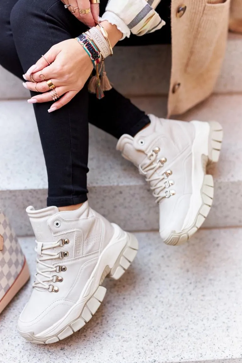 Buty Trekkingowe Big Star II274331 Beżowe