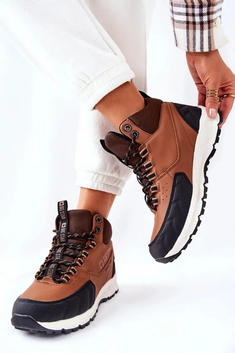 Buty Trekkingowe Big Star II274453 Brązowe