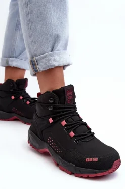 Buty Trekkingowe Trapery Memory Foam System Czarne Big Star MM274562