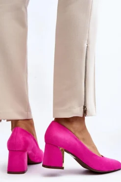 Czółenka Na Słupku Fuksja Stelloria