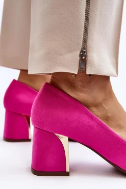 Czółenka Na Słupku Fuksja Stelloria