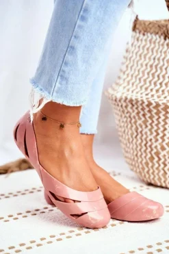 Damskie Baleriny Pachnące Gumowe ZAXY Nude Beż FF285054