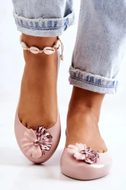 Damskie Baleriny Pachnące Gumowe ZAXY JJ285051 Nude