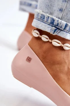 Damskie Baleriny Pachnące Gumowe ZAXY JJ285051 Nude