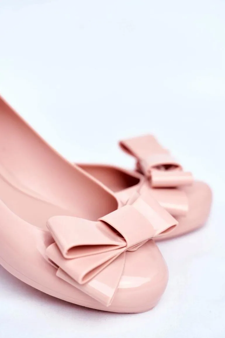 Damskie Baleriny Pachnące Gumowe ZAXY Jasno Różowe FF285058