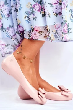 Damskie Baleriny Pachnące Gumowe ZAXY Jasno Różowe FF285058