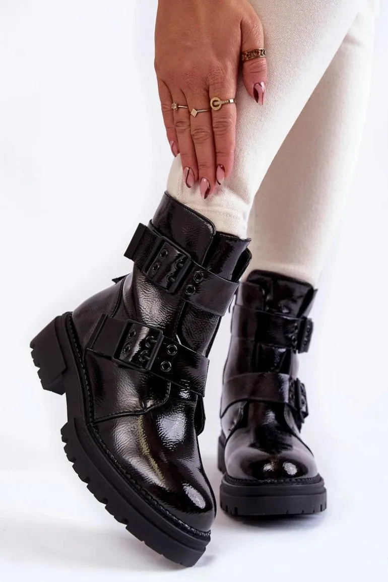 Damskie Botki La.Fi 250007B-LA Czarne