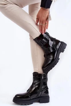 Damskie Botki La.Fi 250007B-LA Czarne