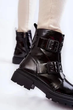 Damskie Botki La.Fi 250007B-LA Czarne