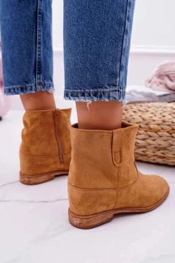 Damskie Botki Na Koturnie Camel Evana