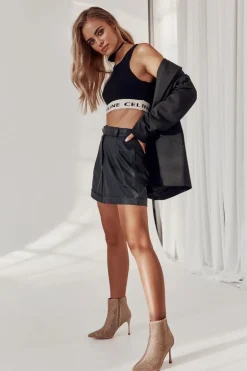 Damskie Botki Na Szpilce Z Dżetami Ciemnobeżowe Irma