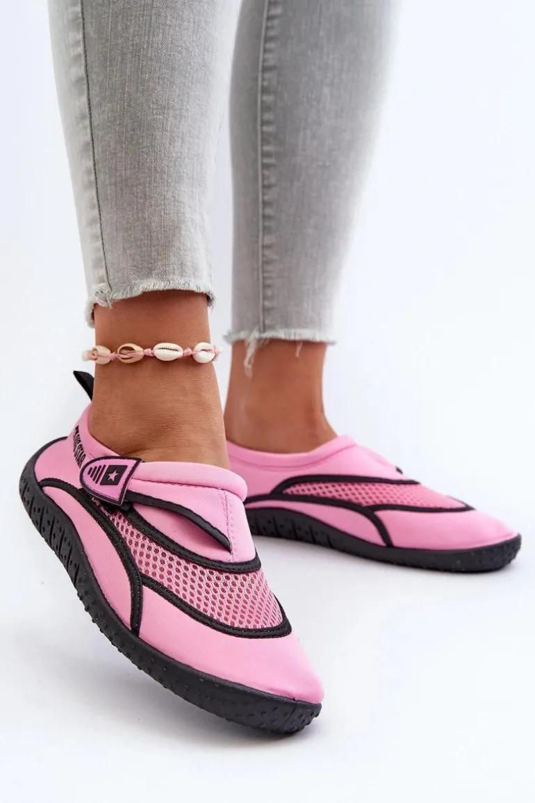 Damskie Buty Do Wody Różowe Big Star NN274A804