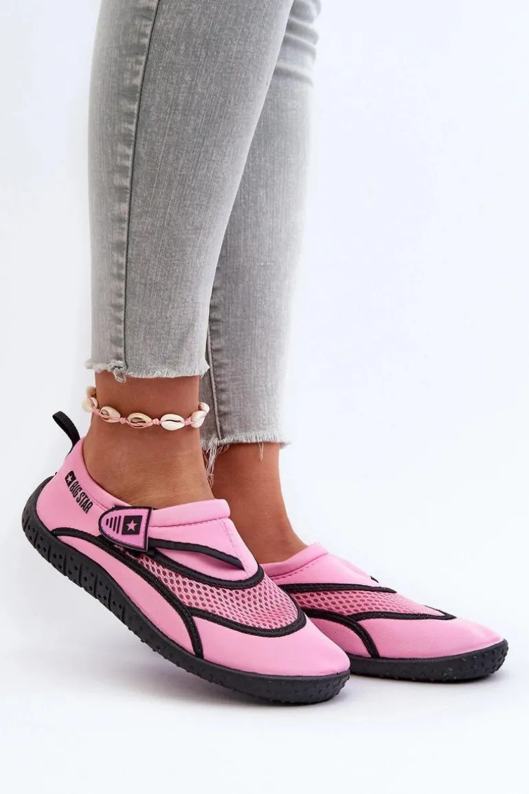 Damskie Buty Do Wody Różowe Big Star NN274A804