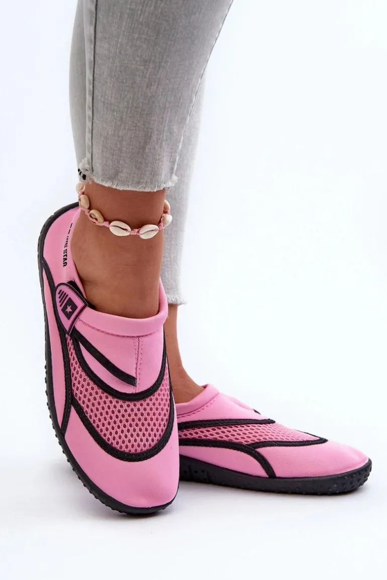 Damskie Buty Do Wody Różowe Big Star NN274A804