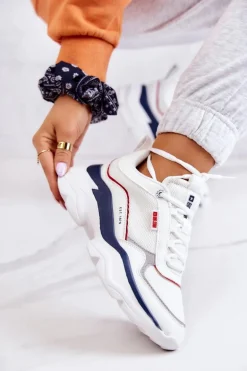 Damskie Buty Sportowe Big Star JJ274A116 Białe