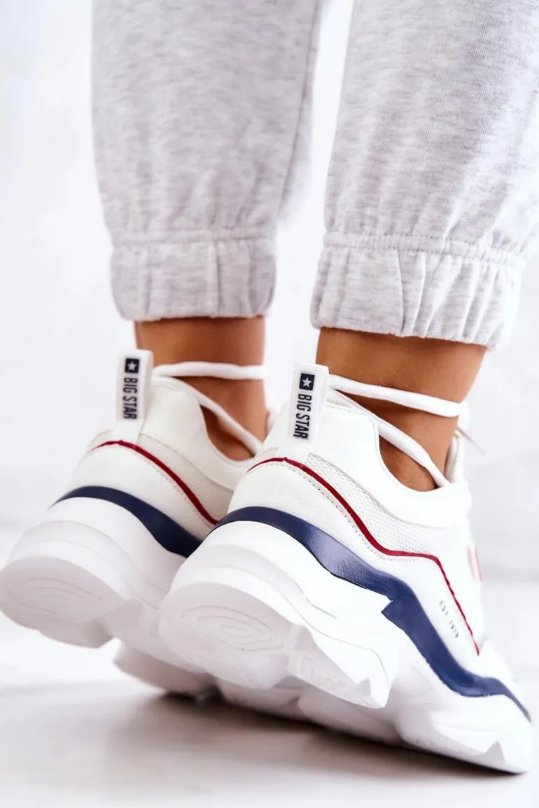 Damskie Buty Sportowe Big Star JJ274A116 Białe