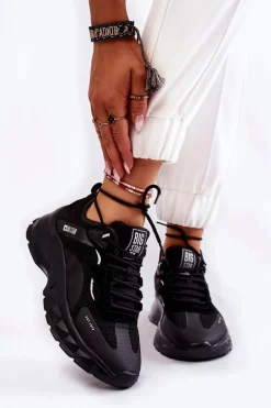 Damskie Buty Sportowe Big Star KK274056 Czarne