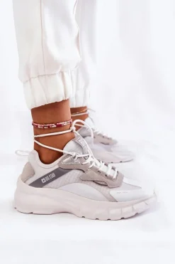 Damskie Buty Sportowe Big Star KK274057 Białe