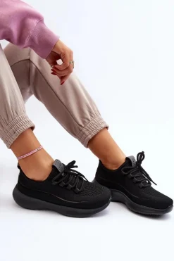 Damskie Buty Sportowe Big Star NN274663 Czarne