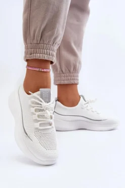 Damskie Buty Sportowe Big Star NN274662 Białe