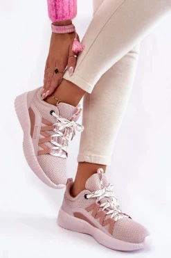 Damskie Buty Sportowe Big Star KK274058 Różowe