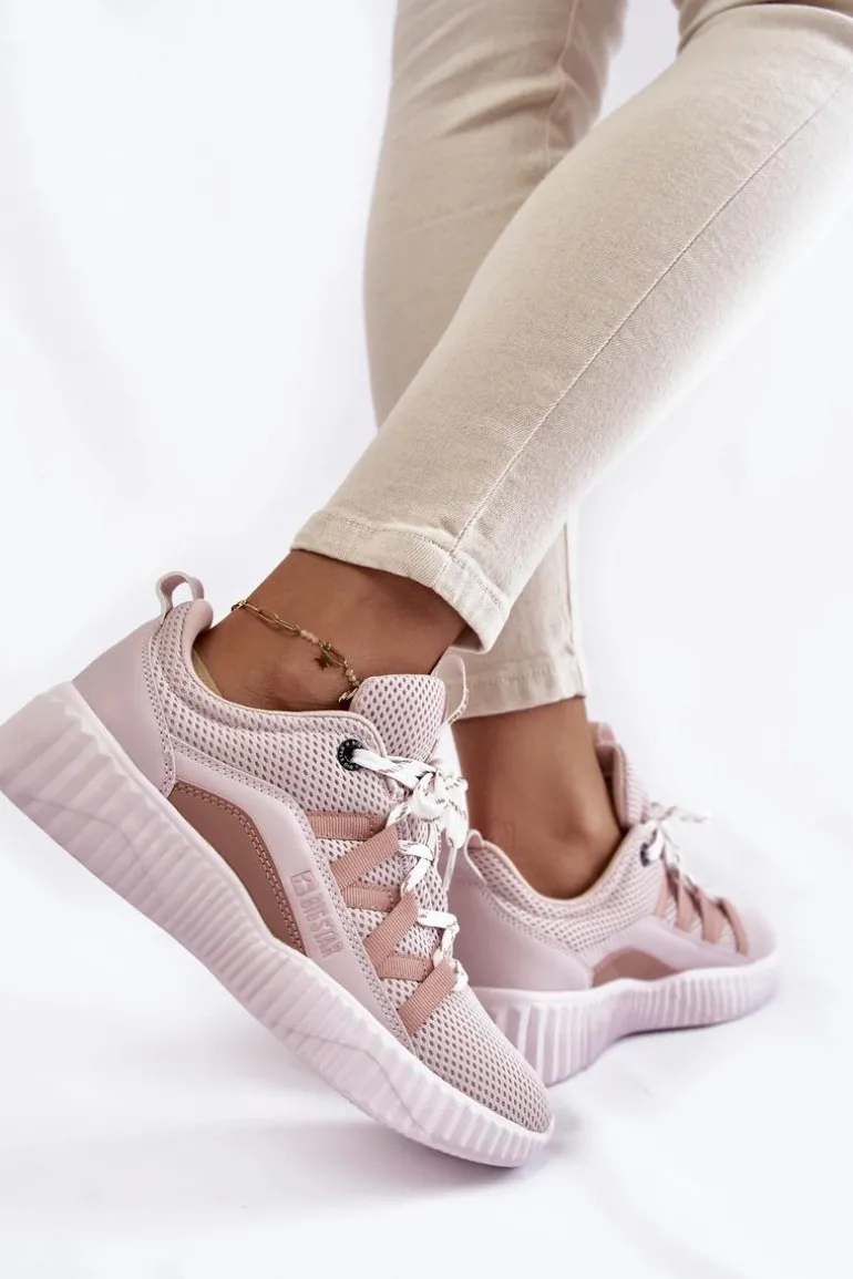 Damskie Buty Sportowe Big Star KK274058 Różowe