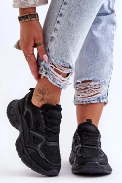 Damskie Buty Sportowe Czarne Contiro