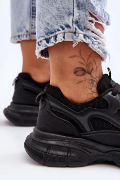 Damskie Buty Sportowe Czarne Contiro