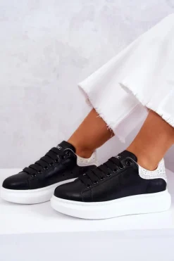 Damskie Buty Sportowe GOE JJ2N4052 Czarno-Białe