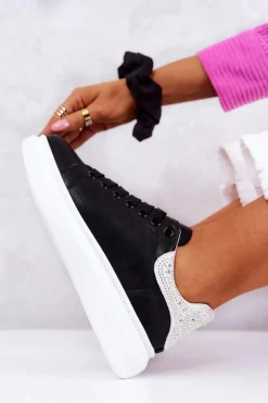 Damskie Buty Sportowe GOE JJ2N4052 Czarno-Białe