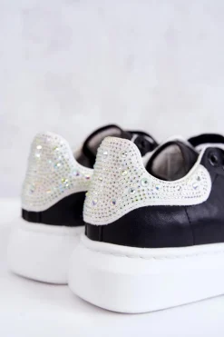 Damskie Buty Sportowe GOE JJ2N4052 Czarno-Białe