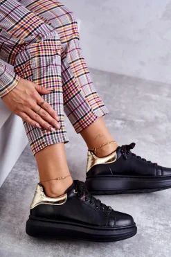 Damskie Buty Sportowe GOE KK2N4073 Czarne