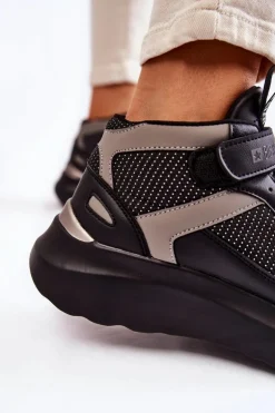 Damskie Buty Sportowe Memory Foam System Big Star KK274403 Czarne