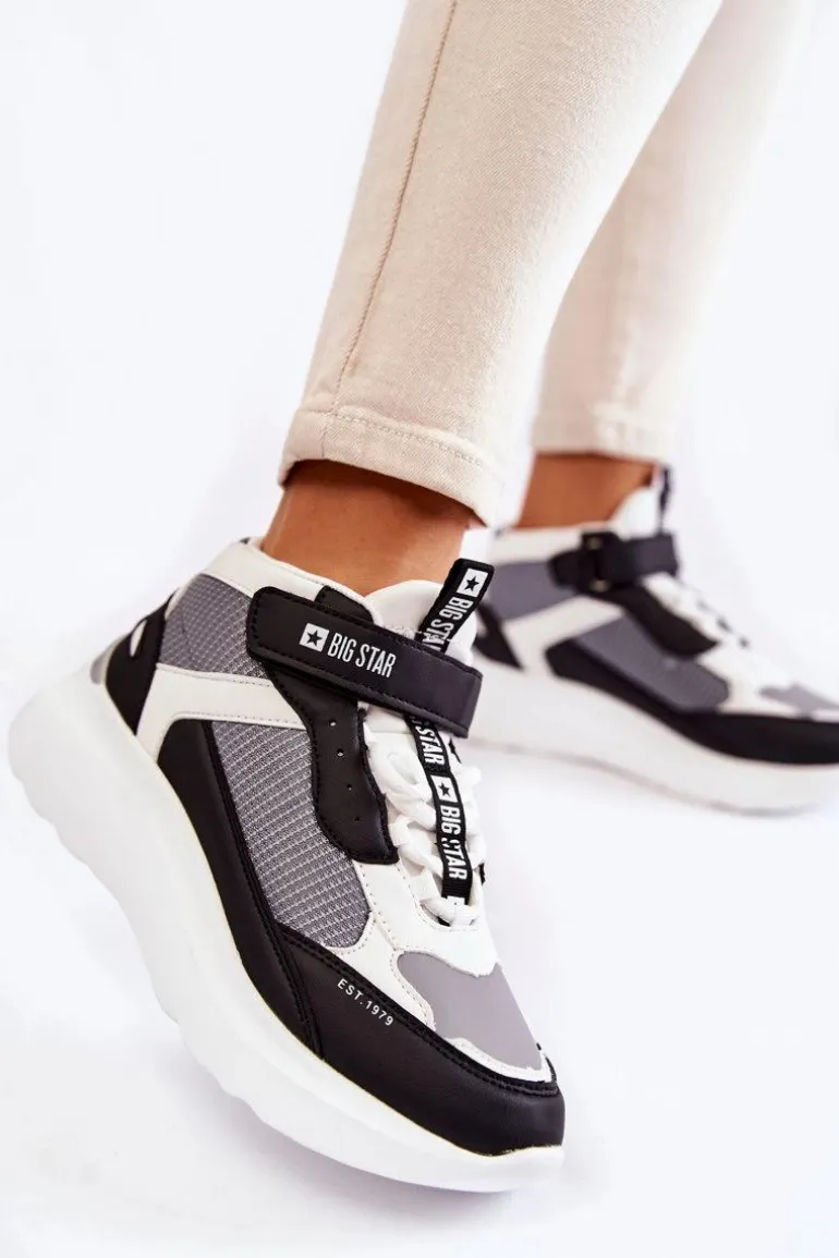 Damskie Buty Sportowe Memory Foam System Big Star KK274405 Białe