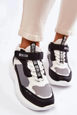 Damskie Buty Sportowe Memory Foam System Big Star KK274405 Białe