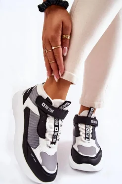 Damskie Buty Sportowe Memory Foam System Big Star KK274405 Białe