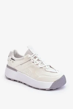 Damskie Buty Sportowe Na Platformie Białe Dakari