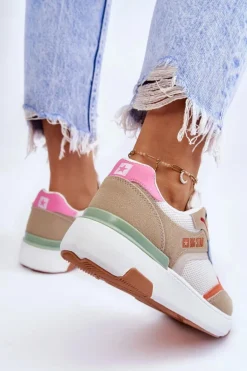 Damskie Buty Sportowe Sneakersy Big Star LL274437 Multikolor