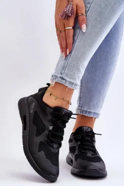 Damskie Buty Sportowe Sneakersy Big Star LL274372 Czarne