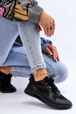 Damskie Buty Sportowe Sneakersy Big Star LL274372 Czarne