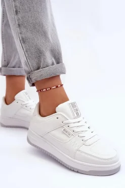 Damskie Buty Sportowe Sneakersy Big Star MM274354 Białe