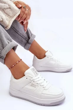 Damskie Buty Sportowe Sneakersy Big Star MM274354 Białe