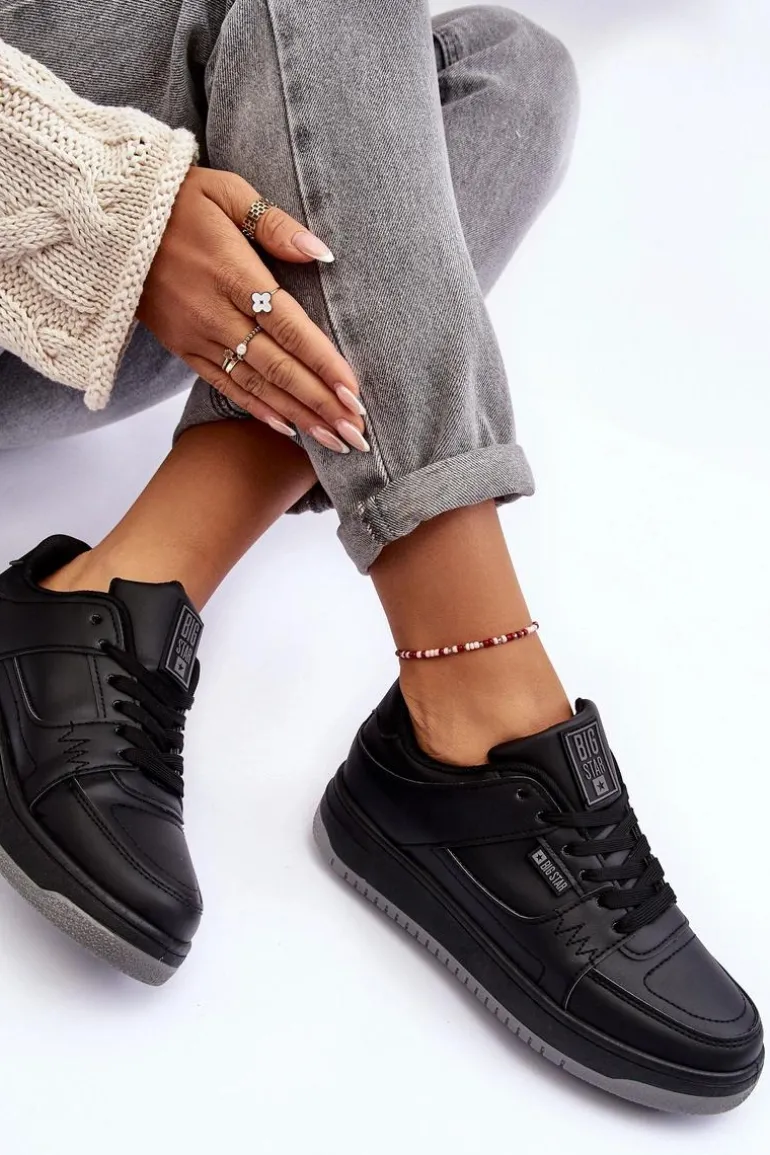 Damskie Buty Sportowe Sneakersy Big Star MM274353 Czane