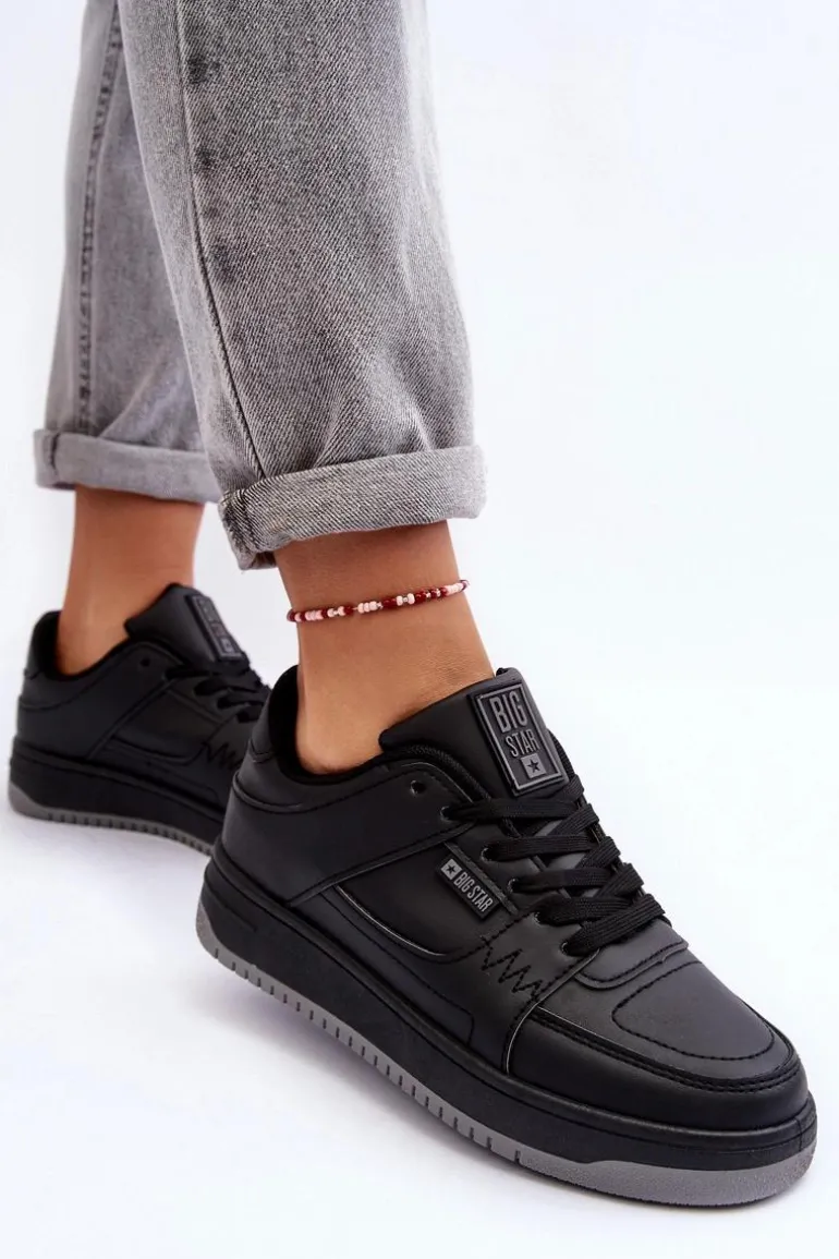Damskie Buty Sportowe Sneakersy Big Star MM274353 Czane