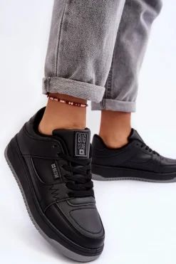 Damskie Buty Sportowe Sneakersy Big Star MM274353 Czane